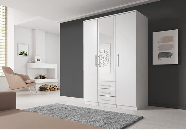 Zondo.hr Ormar za garderobu Svalga 3D (bijela). Akcija -18%. 1014280