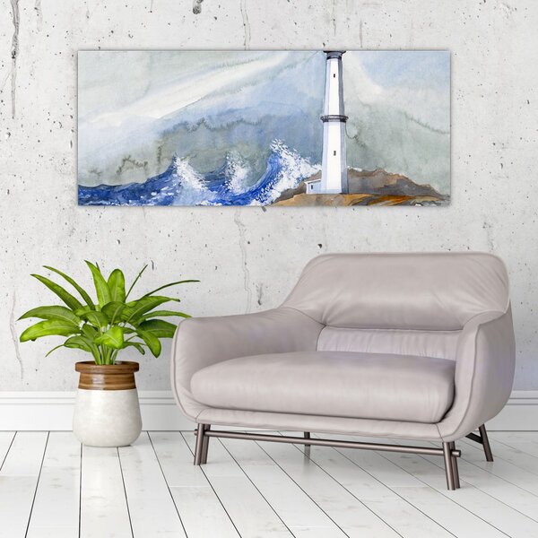 Slika crtež svjetionika (120x50 cm)