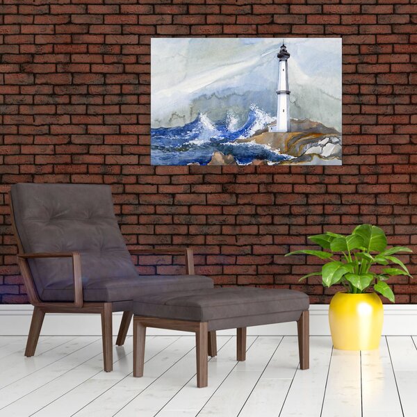 Slika crtež svjetionika (90x60 cm)