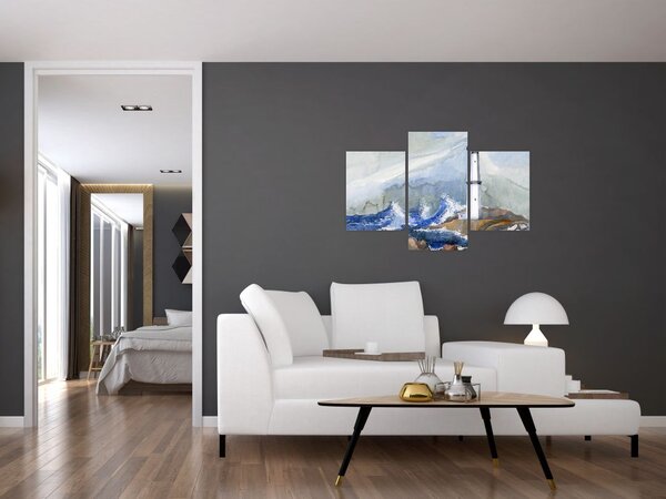 Slika crtež svjetionika (90x60 cm)