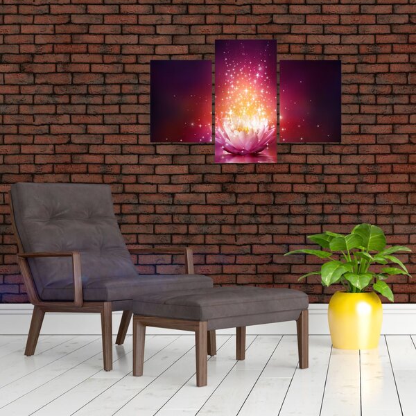 Slika cvijeta lotosa (90x60 cm)