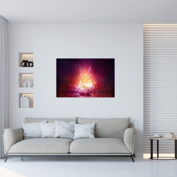 Slika cvijeta lotosa (90x60 cm)