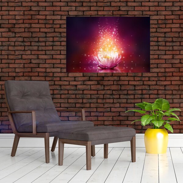 Slika cvijeta lotosa (90x60 cm)