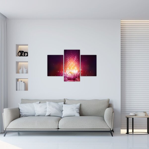Slika cvijeta lotosa (90x60 cm)