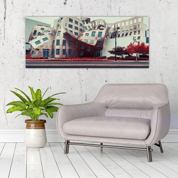 Slika - arhitektonska zgrada (120x50 cm)