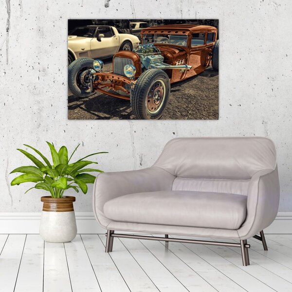 Slika smeđeg automobila (90x60 cm)