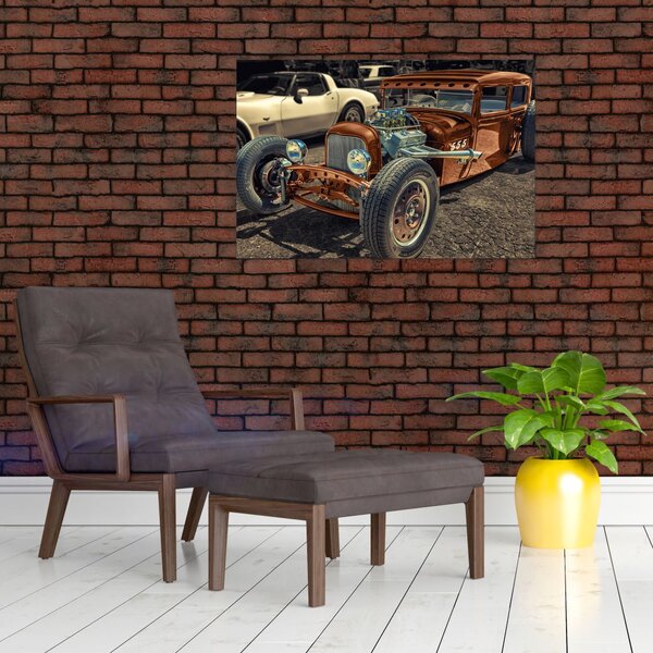 Slika smeđeg automobila (90x60 cm)