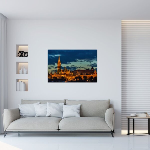 Slika osvijetljene građevine (90x60 cm)