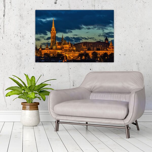Slika osvijetljene građevine (90x60 cm)