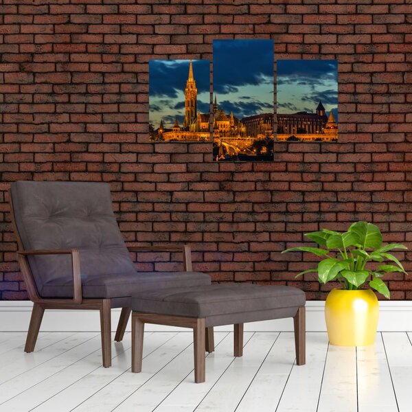 Slika osvijetljene građevine (90x60 cm)