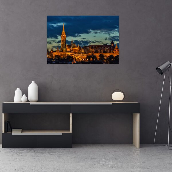 Slika osvijetljene građevine (90x60 cm)