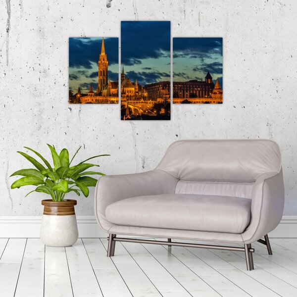 Slika osvijetljene građevine (90x60 cm)