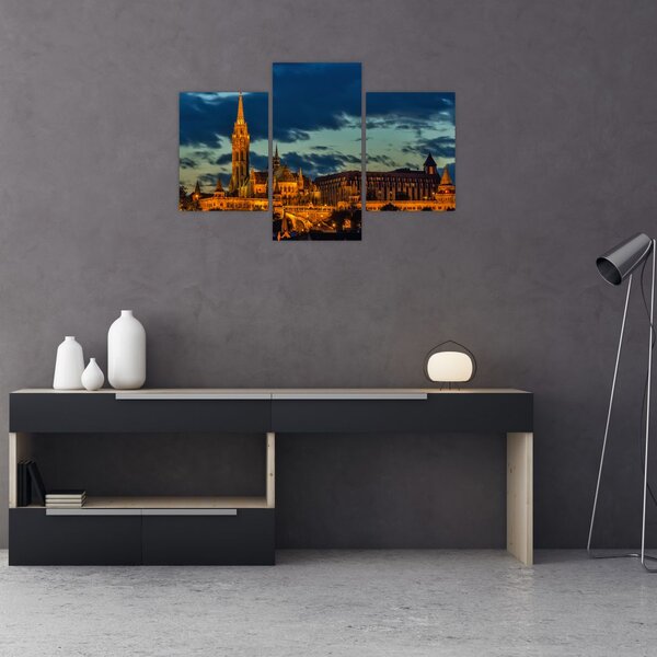 Slika osvijetljene građevine (90x60 cm)