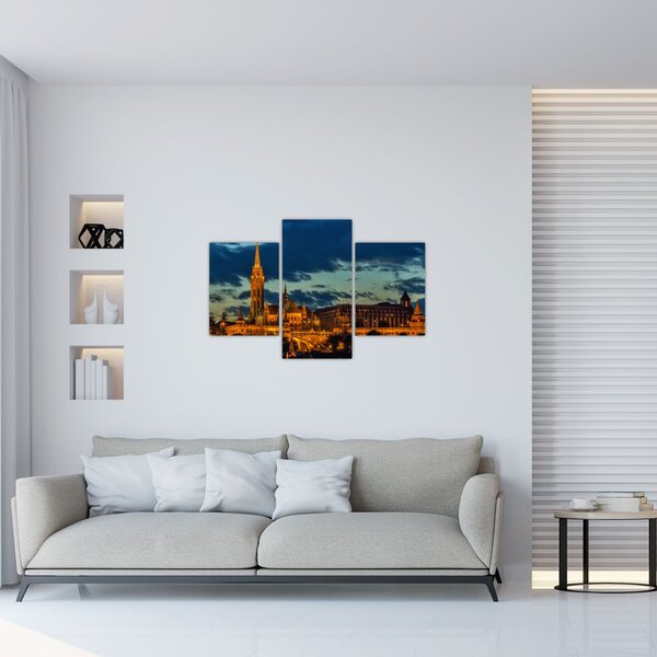 Slika osvijetljene građevine (90x60 cm)