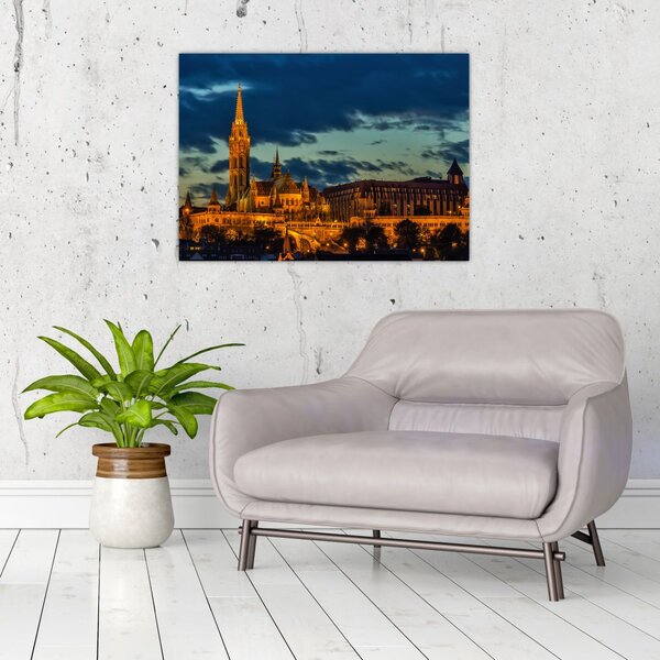 Slika osvijetljene građevine (70x50 cm)