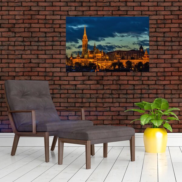 Slika osvijetljene građevine (90x60 cm)