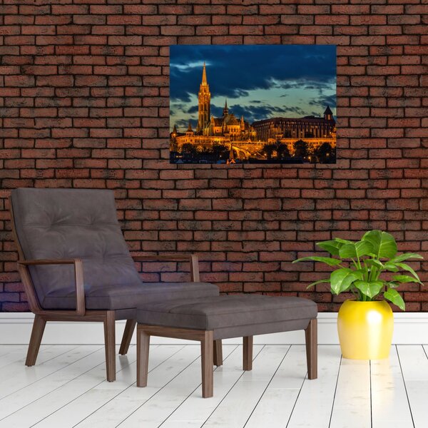 Slika osvijetljene građevine (70x50 cm)
