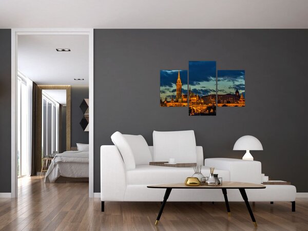 Slika osvijetljene građevine (90x60 cm)