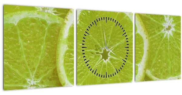 Slika - razrezani limun (sa satom) (90x30 cm)