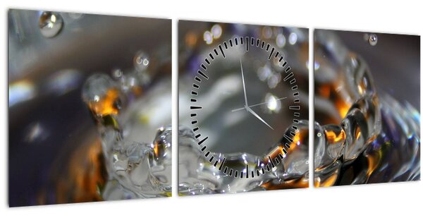 Slika narukvice od kapljica vode (sa satom) (90x30 cm)