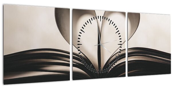Slika knjige (sa satom) (90x30 cm)
