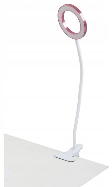 Gibljiva 24 led kozmetična namizna svetilka usb sponka - verk group