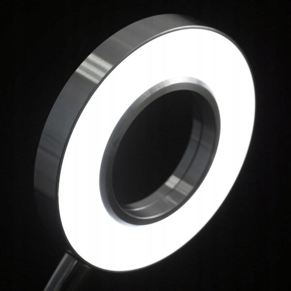 Gibljiva 24 led kozmetična namizna svetilka usb sponka - verk group