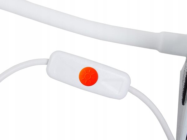 Gibljiva 24 led kozmetična namizna svetilka usb sponka - verk group