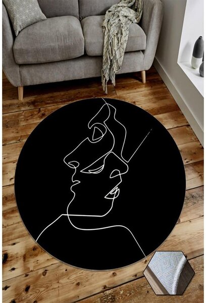 Tepih Rizzoli Faces, ⌀ 100 cm