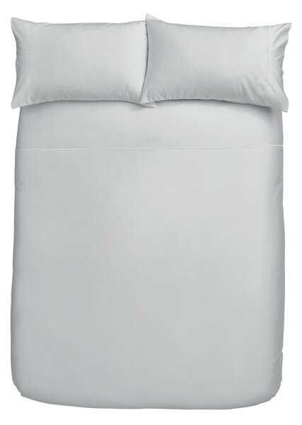 Siva posteljina od pamučnog satena Bianca Luxury, 200 x 200 cm