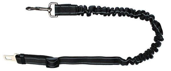 Varnostni pas za psa - elastičen povodec za v avto do 80cm - hurtnet