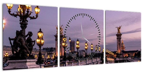 Slika - Most Aleksandra III. u Parizu (sa satom) (90x30 cm)