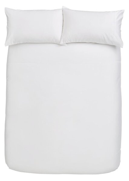 Bijela posteljina od pamučnog satena Bianca Luxury, 220 x 230 cm