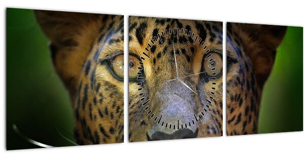 Slika - Portret leoparda, Šri Lanka (sa satom) (90x30 cm)