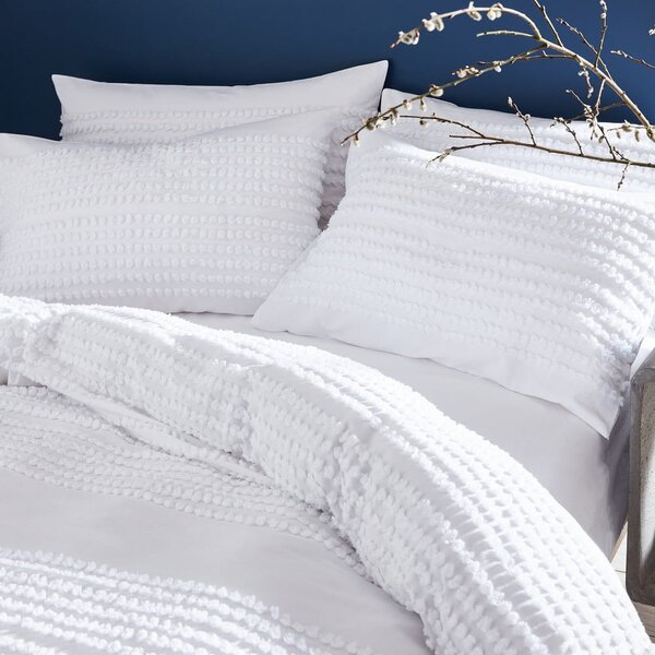 Bijela pamučna posteljina Bianca Malmo, 200 x 200 cm