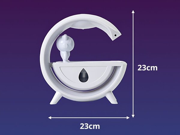 4v1 led rgb difuzor svetilka in bluetooth zvočnik 350ml usb astronavt - verk group