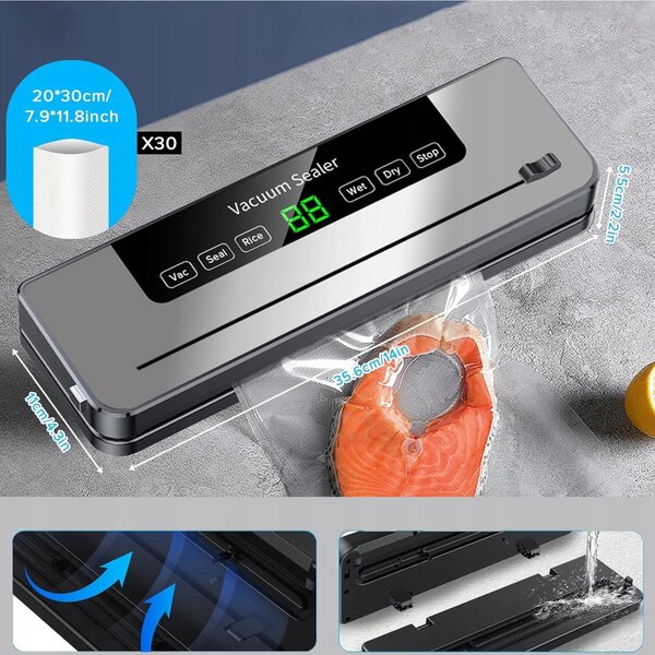 140w aparat za vakuumiranje in varjenje z rezalnikom lcd touch - dexxer