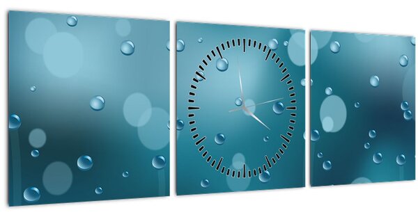 Slika kapljica (sa satom) (90x30 cm)
