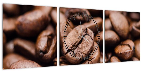 Slika zrna kave (sa satom) (90x30 cm)