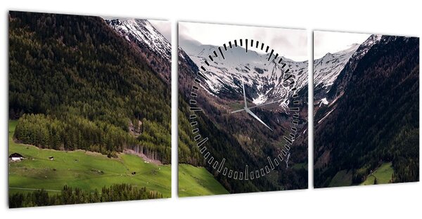 Slika - Dolina pod planinama (sa satom) (90x30 cm)