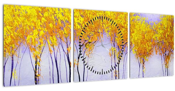 Slika rumenih dreves (sa satom) (90x30 cm)