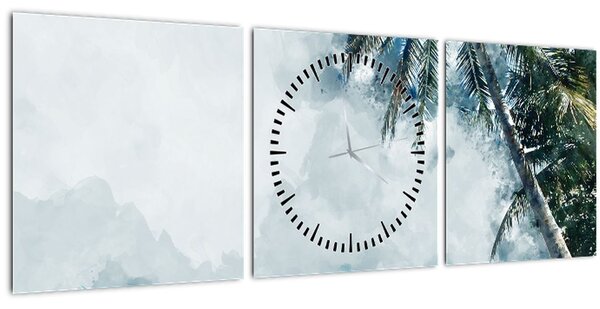 Slika palme nad morjem (sa satom) (90x30 cm)