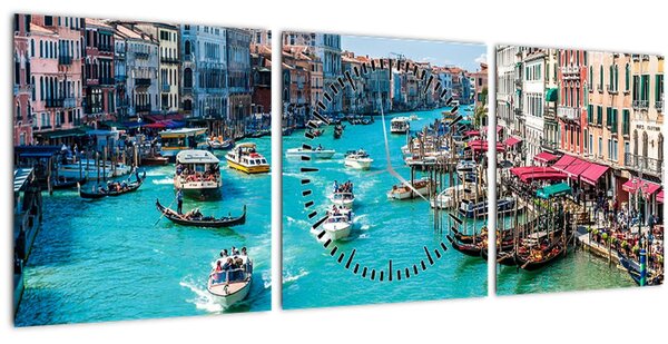Slika - Canal Grande, Benetke, Italija (sa satom) (90x30 cm)