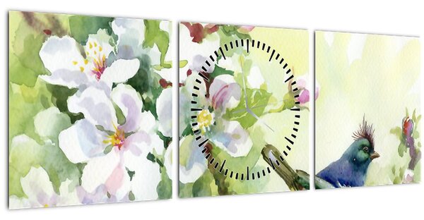 Slika - Pomlad (sa satom) (90x30 cm)