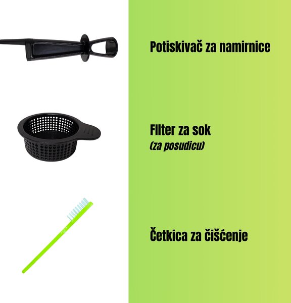 Grill King COLD PRESS PRO150 NextGen revolucionarni sokovnik bez metalne mrežice