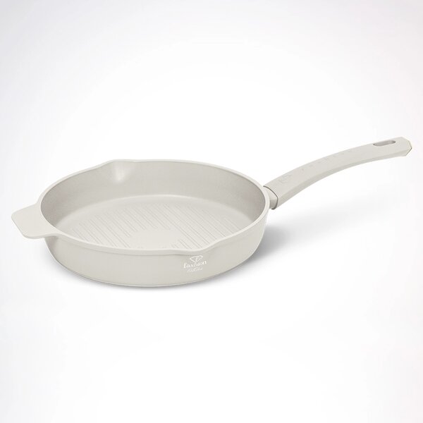 Berlinger Haus Fashion Matte Cream Gold non-stick grill tava s odljevnim kanalima