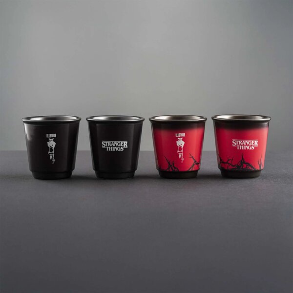 Bialetti Stranger Things set 4 šalice za espresso, 90 ml