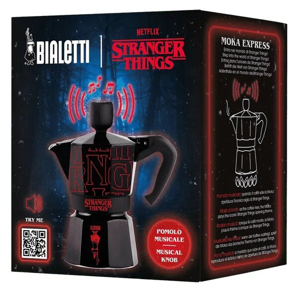 Bialetti Stranger Things Moka Express kafetijera, 3 šalice