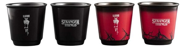 Bialetti Stranger Things set 4 šalice za espresso, 90 ml