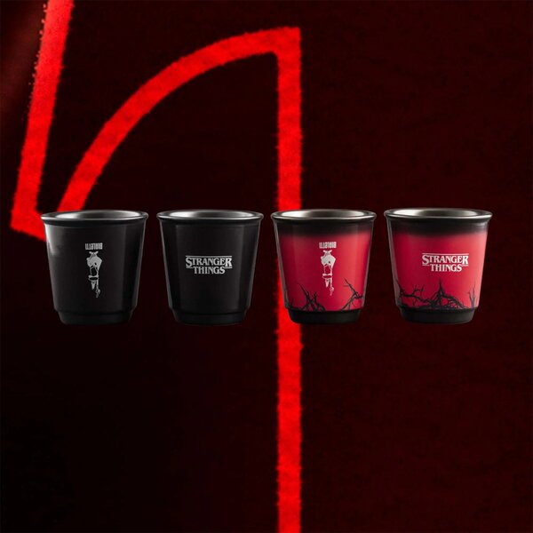 Bialetti Stranger Things set 4 šalice za espresso, 90 ml